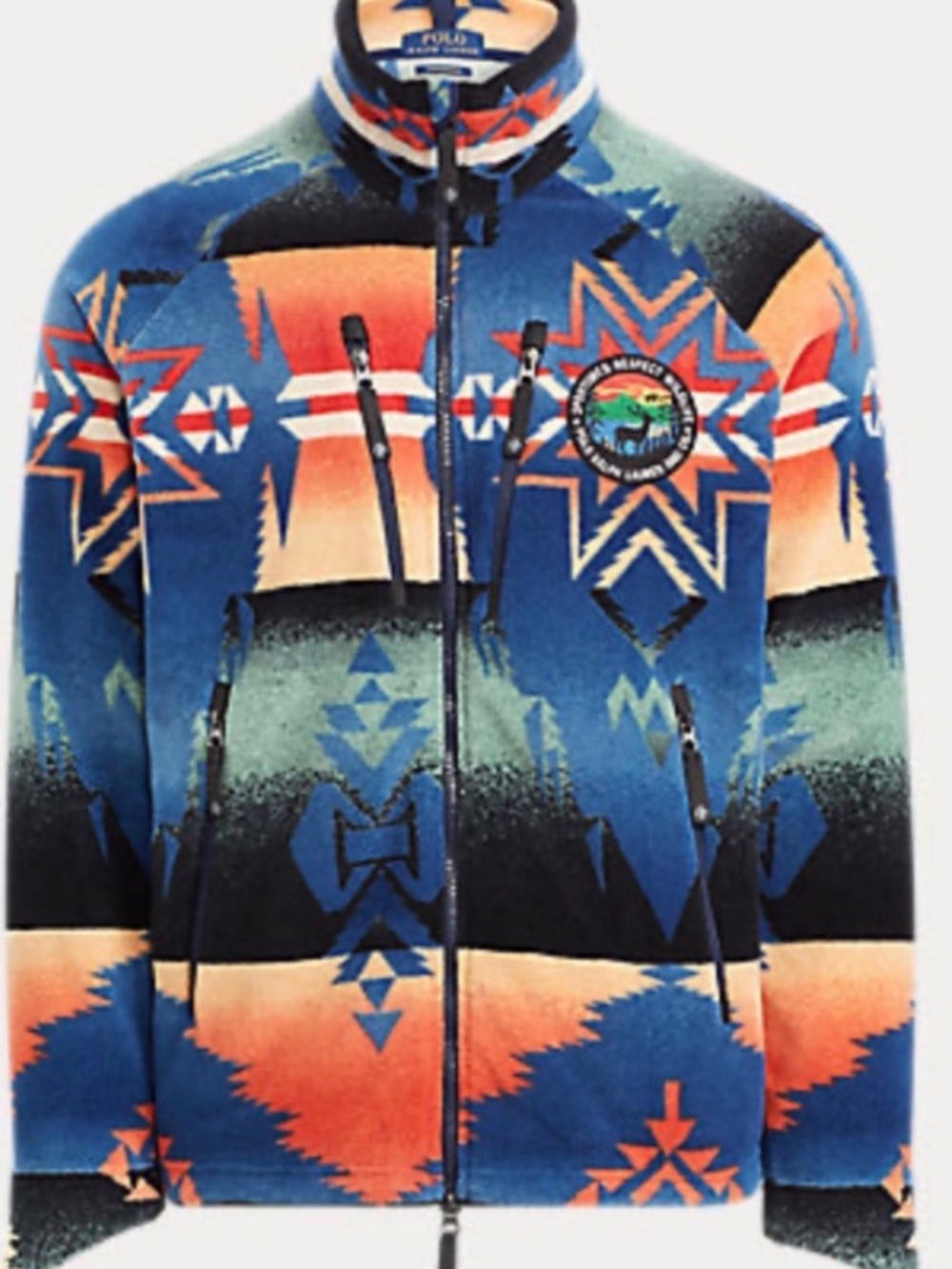 Polo Ralph Lauren Southwestern Beacon Fleece Jacket XL - worn twice!